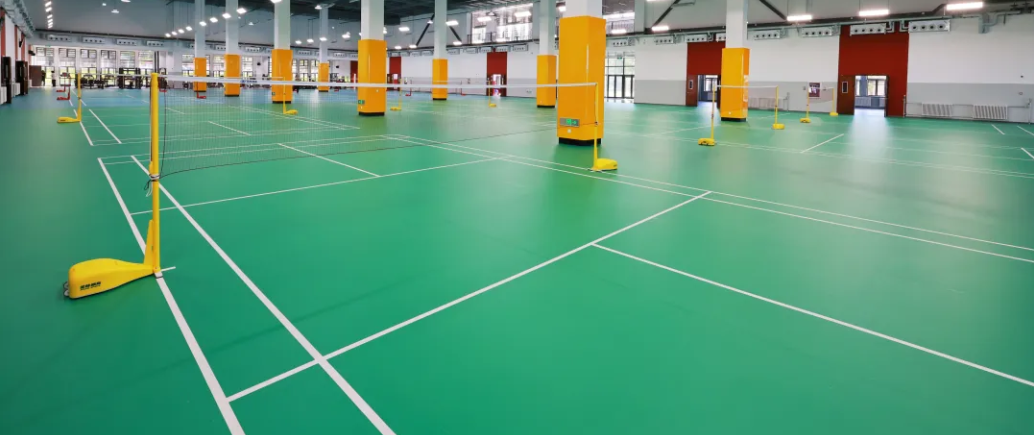 体育馆羽毛球场地